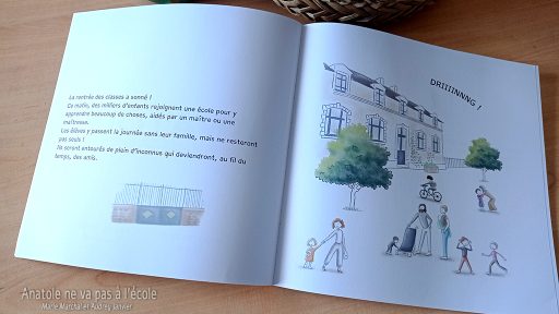 IEF - Collection des livres pour enfants des aventures d'Anatole, un héros pas tout à fait ordinaire - sur l'école à la maison et sur l'amitié au delà du handicap