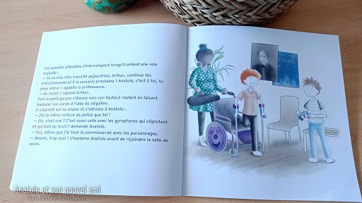 IEF - Collection des livres pour enfants des aventures d'Anatole, un héros pas tout à fait ordinaire - sur l'école à la maison et sur l'amitié au delà du handicap