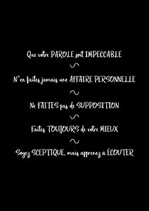 Affiche Les accords toltèquesN°4Shop sur la boutique Redbbuble