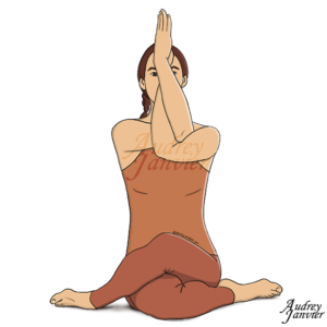 illustration de yoga