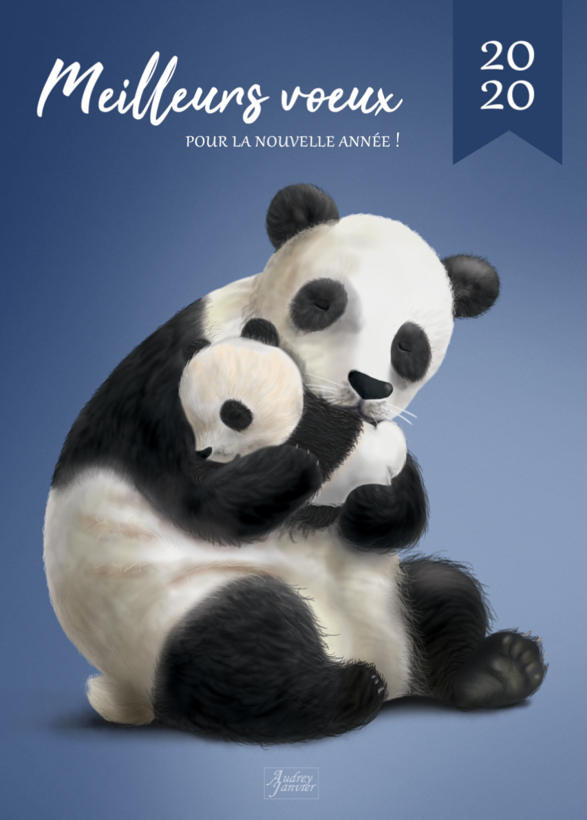 CarteVoeux Panda (1)